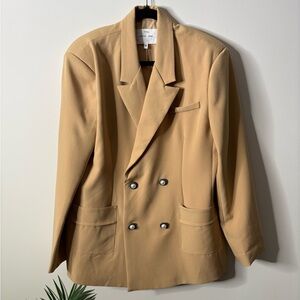 Sister Jane Tan Oversized Blazer